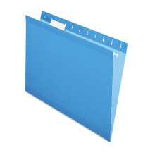 Pendaflex 415215BLU Hängemappe, 1/5 Tab Cut, Letter, 25/BX, Blau
