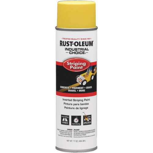 Rust-Oleum Spray Inversé Jaune FLAT 18 OZ. S1600