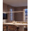 Beliani LED Pendant Lamp BADDANA Metal Silver 4
