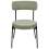 Beliani Set of 2 Dining Chairs ALLISON Boucle Light Green 6