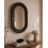Beliani Wall Mirror MASSILLY 43 cm 69 cm Black 2