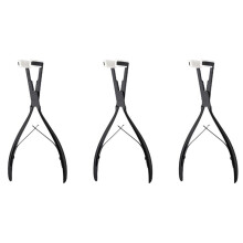 3X Tape en Hair Extensions Pinces Extensions de Surface Plane en Acier Inoxydable Tape Sealing Clamp Pinces Outil