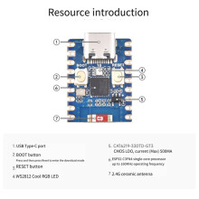3X ESP32-S3-Zero -Ontwikkelbord ESP32-C3FN-Modulecompatibiliteit WiFi RISC-V Ingebed Ontwikkelingsbord