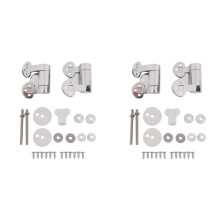 Toilet Hinge 2Pair Replacement Stainless Steel Hinges for All Toilet Cover Lid Soft Close Toilet Fittings