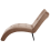 Beliani Chaise Longue QUILLY Corduroy Dark Beige 5