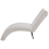 Beliani Chaise Longue QUILLY Corduroy Taupe 5