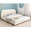 Beliani Waterbed Boucle ROISEL 180 x 200 cm (EU Super King) Light Beige 2