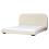 Beliani Waterbed Boucle ROISEL 180 x 200 cm (EU Super King) Light Beige 4