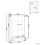 Beliani Glass Display Cabinet NASH 90 cm Metal Light Beige 3