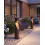 Beliani Outdoor LED Bollard Lamp CAROI Brown 2