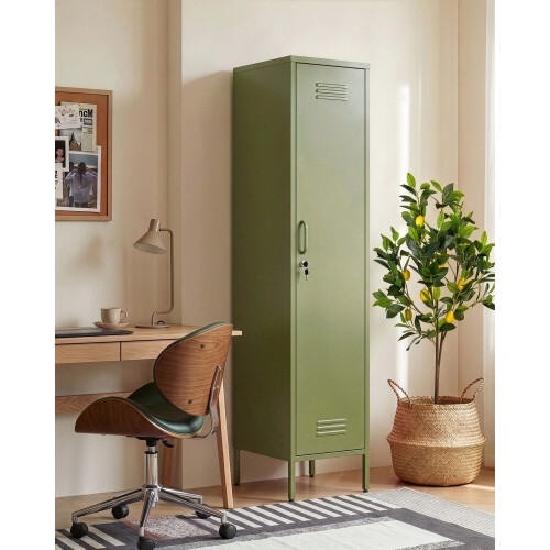 Beliani Storage Unit FROME Metal Green 1
