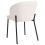 Beliani Set of 2 Dining Chairs MESA Fabric Light Beige 6