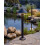 Beliani Outdoor LED Bollard Lamp GAIA Black 2