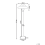 Beliani Outdoor LED Bollard Lamp GAIA Black 3