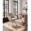 Beliani Set of 2 Dining Chairs SARDOAL Fabric Beige 3
