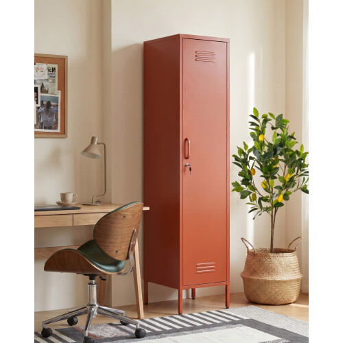 Beliani Storage Unit FROME Metal Golden Brown 1