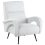 Beliani Armchair SVALOV Corduroy Mint Green 2