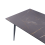 Beliani Conference Table TOLENTINO 90 cm 180 cm Grey Marble 5