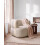 Beliani Armchair LOHJA Chenille Light Beige 2