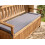 Beliani Bench Seat Pad Cushion SOVANA 148 x 45 cm Grey 2