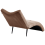 Beliani Chaise Longue QUILLY Corduroy Dark Beige 6
