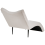 Beliani Chaise Longue QUILLY Corduroy Taupe 6