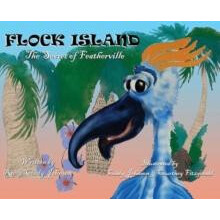 Flock Island by Cindy Johnson Hardcover Book