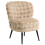 Beliani Armchair VOSS Faux Fur Beige 4