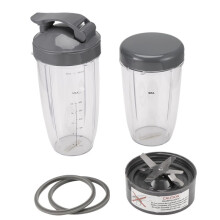 Mixer Ersatz Teile für NutriBullet Mixer 600W/900W/PRO - Ausziehklinge & 32Oz Huge Cups & 24Oz Huge Cups