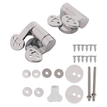 Toilet Hinge 2Pair Replacement Stainless Steel Hinges for All Toilet Cover Lid Soft Close Toilet Fittings