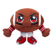 Bleacher Creatures Ohio State Buckeyes 8" Kuricha Football Zittend Plush - Zachte Chibi Geïnspireerde Plush