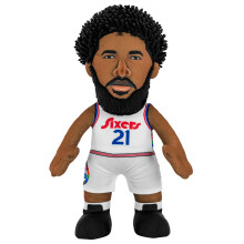 Bleacher Creatures Philadelphia 76ers Joel Embiid 10" NBA Plüschfigur (Stadt-Edition '24-'25) - Ein Superstar zum Spielen oder Ausstellen