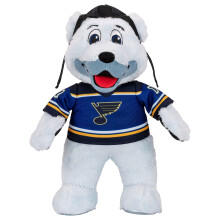 Bleacher Creatures St. Louis Blues Louie De Beer 10" Pluche Figuur - Mascotte voor Spel of Weergave