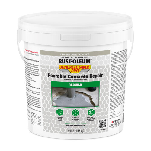Rust-Oleum Rust-Oleum Concrete Saver Pro Pourable Reparation, 10 lb, Limestone