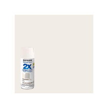 Rust-Oleum 12 oz 334071 Painter's Touch 2X Erbstück Weiß Ultra Cover Sprayfarbe + Grundierung, Satin