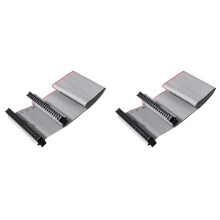 2X 40-Poliges Ersatz-Datenkabel, Buchse auf Buchse, IDE-Kabel, Zweireihiges IDE-Datenverlängerungskabel, 30 cm, für Serverfestplatte