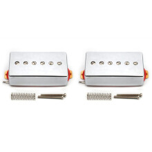 2X Micros de Guitare Électrique Style P90, Simple Bobinage, 6 Micros à Vis Réglables, Taille 50 mm.