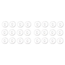 Glazen Bobeches voor Kandelaars, 24 Stuks Druppelbeschermers voor Kaarsen, Kaarsenringen voor Kaarsen, Druppelvanger voor Kaarsen