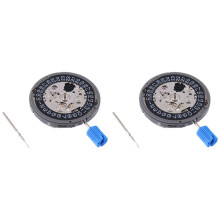 2X NH35 NH35A Mechanical Watch Movement High Accuracy Date At 3 Datewheel 24 Jewels Automatic Self-Winding Black