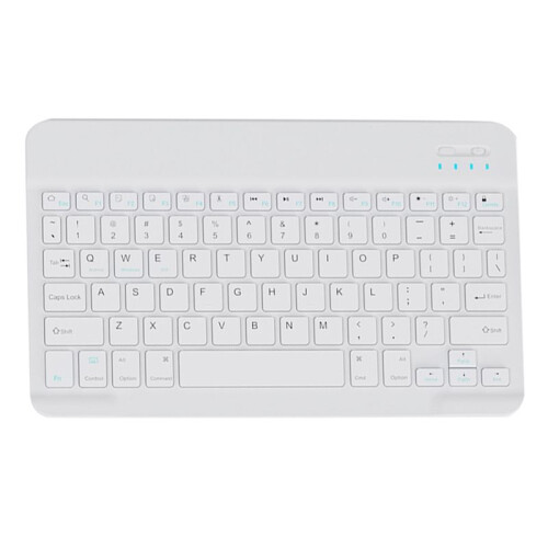 Keyboard Portable Keyboard for Tablet PC Tablet Gaming Accessories White