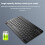Keyboard Portable Keyboard for Tablet PC Tablet Gaming Accessories White 5