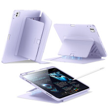 ESR per iPad Pro 13 Pollici Custodia (M5/M4) 2025/2024, Supporto Verticale, Multi Angoli, Ultra-Stabile, Viola