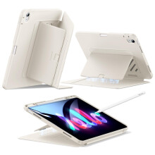 ESR per iPad Air 13 Pollici Case M3/M2 (2025/2024), Copertura Verticale, Multi Angoli, Ultra-Stabile con Porta Matita