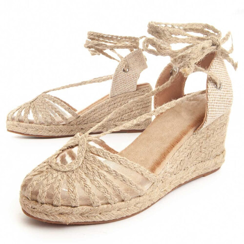 (Beige, 41) Montevita Cien 87285 Damen-espadrille-wedge