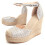 (Argento, 36) Montevita Luca 87291 Espadrillas Con Zeppa Da Donna 1
