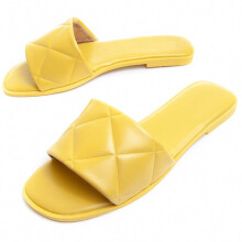 (Gelb, 36) Damen-flachsandale. Montevita Palanti3 82869