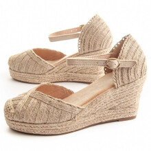 (Beige, 38) Montevita Spartsum2 87243 Damen-espadrille-wedge