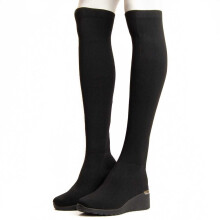 (Schwarz, 36) Hoher Damenstiefel. Montevita Bottavita2 93907