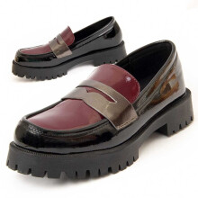 (Schwarz, 37) Damen-plateau-loafer. Montevita Macca2 96605