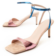 (Mehrfarbig, 40) Damen-sandalen Mit Absatz. Montevita Sandale 10 88471